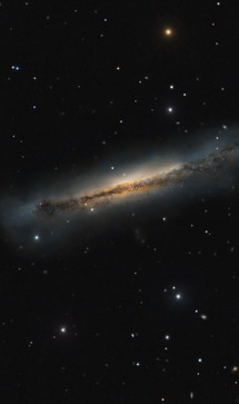 Spiral galaxy in Leo, NGC 3628