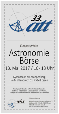 ATT Astronomie Borse 2017