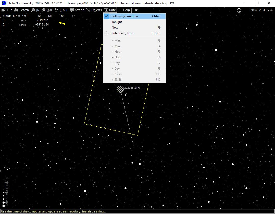 how to capture comets with xsolver 07b
