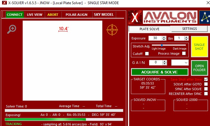 how to capture comets with xsolver 10